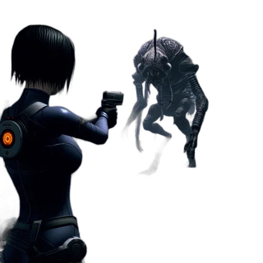 robot, weapon, creature, concept art transparent PNG cut-out