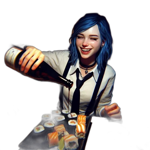 staff, food, concept art, photorealistic transparent PNG cut-out