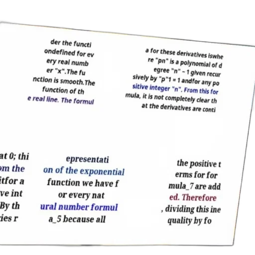 mathematical, equation, involving, derivatives transparent PNG cut-out