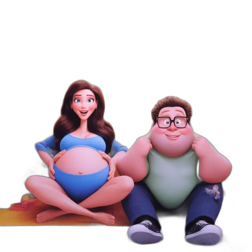 concept art, cartoon, 3d render, photorealistic transparent PNG cut-out