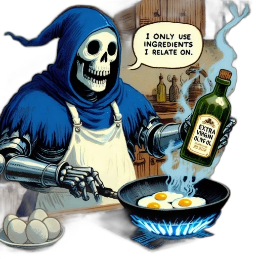 food, robot, mask, comic book art transparent PNG cut-out