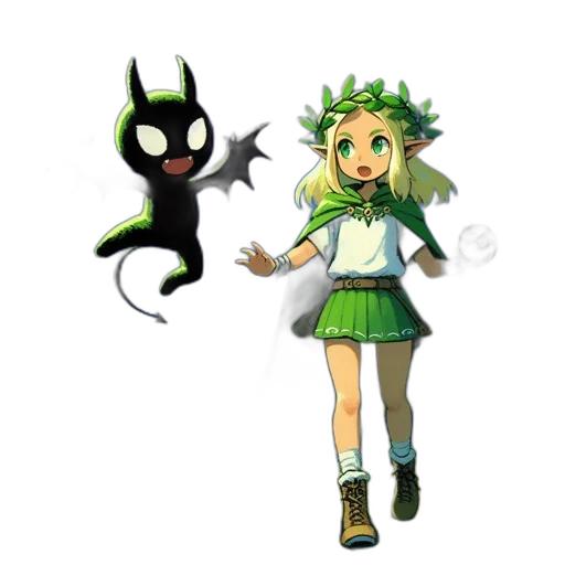 staff, creature, mask, pixel art transparent PNG cut-out