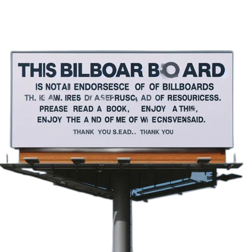unconventional, billboard, advertises, asfurusc transparent PNG cut-out