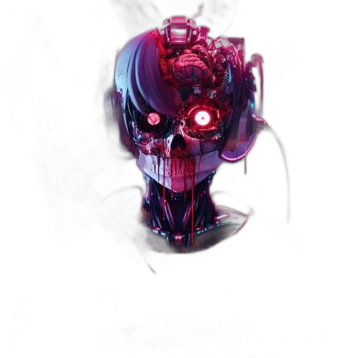 robot, mask, face, weapon transparent PNG cut-out