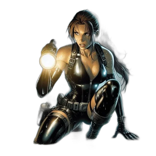 weapon, robot, comic book art, concept art transparent PNG cut-out