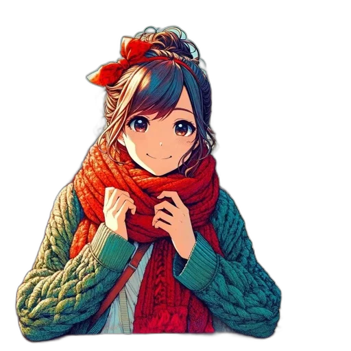 hat, face, mask, jacket transparent PNG cut-out