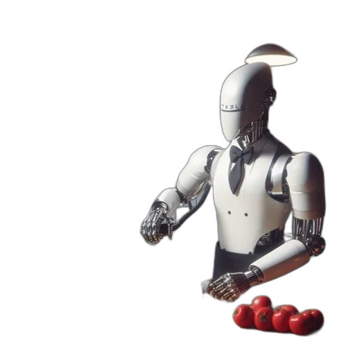 robot, animal, food, 3d render transparent PNG cut-out