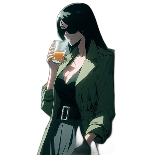 jacket, dress, mask, face transparent PNG cut-out