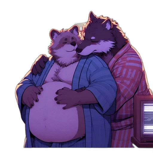 jacket, concept art, watercolor, vaporwave transparent PNG cut-out