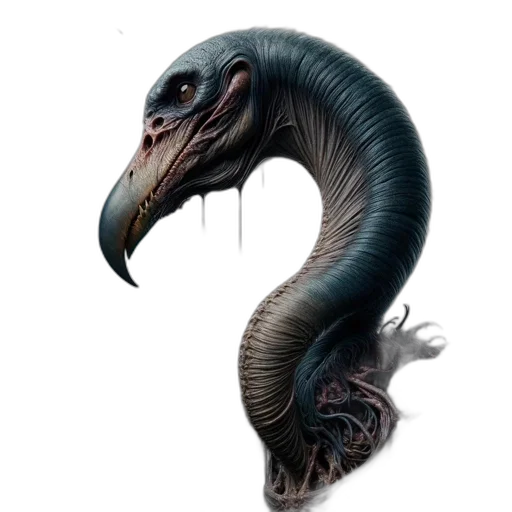 creature, dragon, animal, staff transparent PNG cut-out