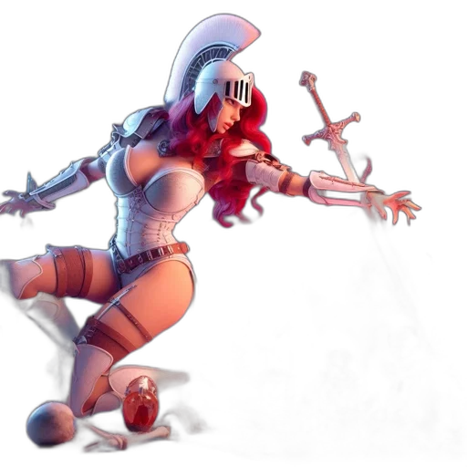 robot, weapon, staff, sword transparent PNG cut-out