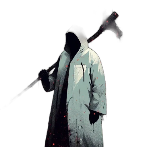 staff, sword, jacket, weapon transparent PNG cut-out