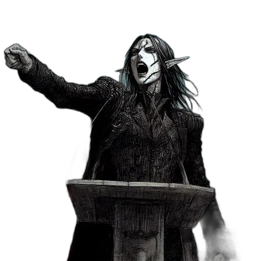 staff, creature, concept art, comic book art transparent PNG cut-out