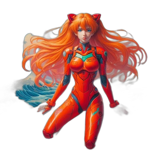 robot, concept art, fantasy art, comic book art transparent PNG cut-out