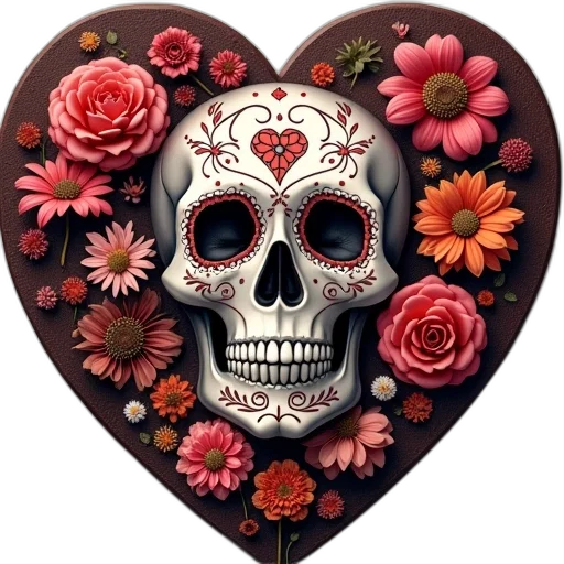 jewelry, mask, flower, photorealistic transparent PNG cut-out