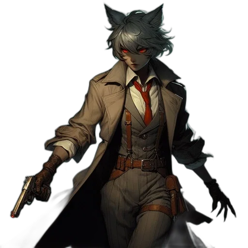 staff, mask, weapon, jacket transparent PNG cut-out
