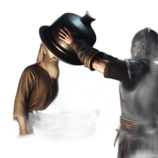 mask, hat, weapon, sword transparent PNG cut-out