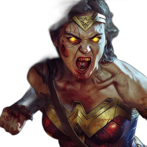 comic book art, concept art, fantasy art, fierce transparent PNG cut-out