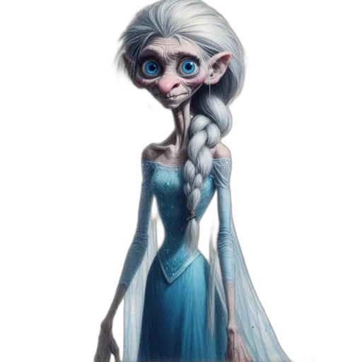 dress, staff, face, concept art transparent PNG cut-out
