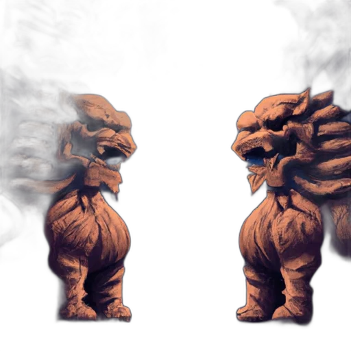 dragon, creature, concept art, 3d render transparent PNG cut-out
