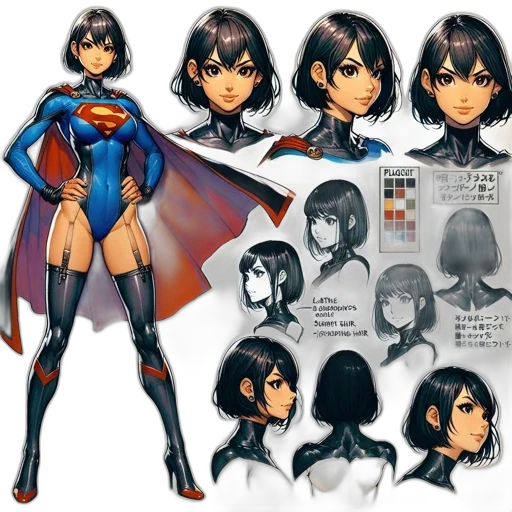 concept art, comic book art, fantasy art, anime transparent PNG cut-out