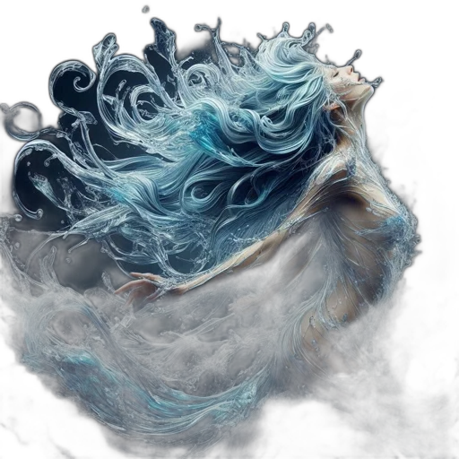 hair, dragon, creature, mask transparent PNG cut-out