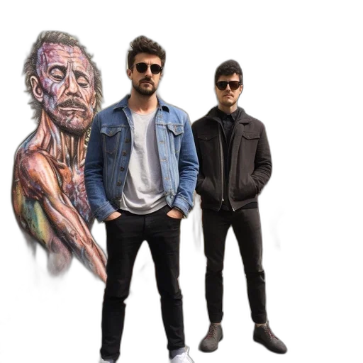 jacket, face, photorealistic, concept art transparent PNG cut-out