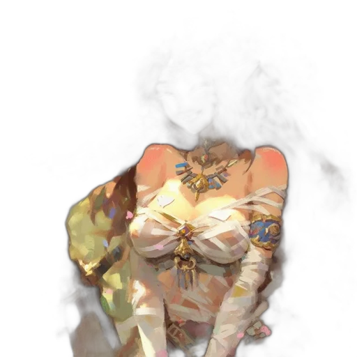 dress, mask, jewelry, dragon transparent PNG cut-out