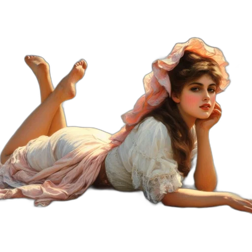 dress, hat, crown, photorealistic transparent PNG cut-out