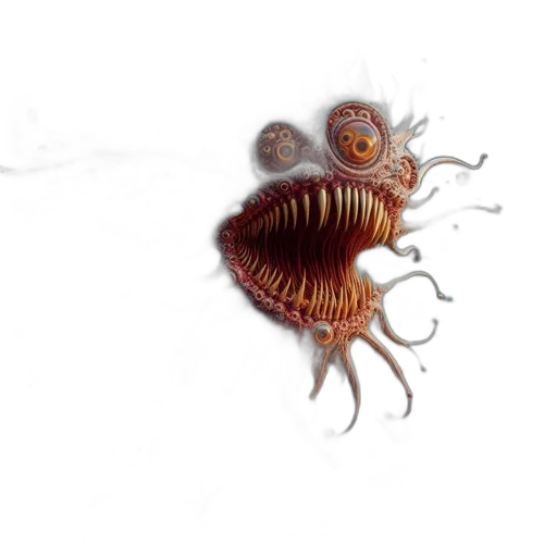 creature, hair, animal, dragon transparent PNG cut-out