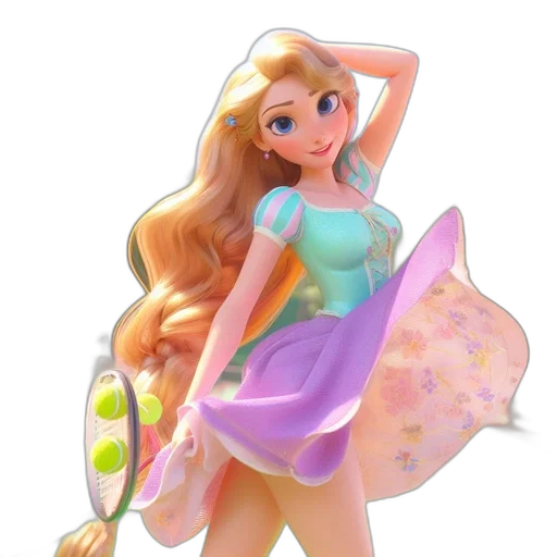 dress, staff, 3d render, concept art transparent PNG cut-out