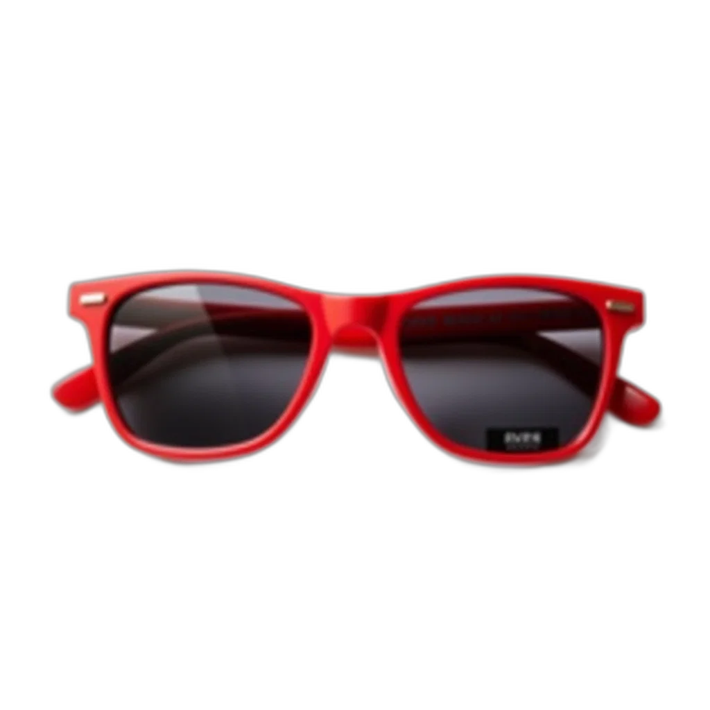 3d render, photorealistic, red, pair transparent PNG cut-out