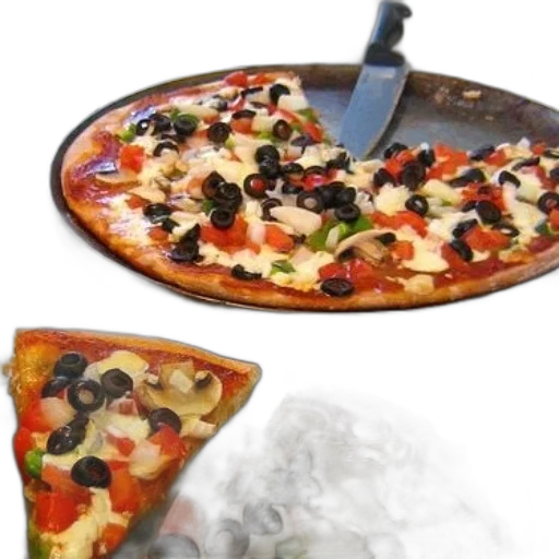 food, 3d render, photorealistic, monochrome transparent PNG cut-out