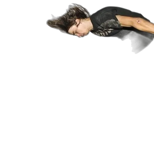 hair, shoes, creature, staff transparent PNG cut-out