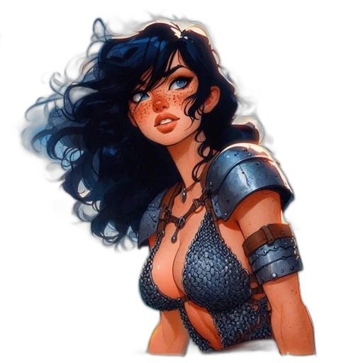 fantasy art, concept art, comic book art, pixel art transparent PNG cut-out