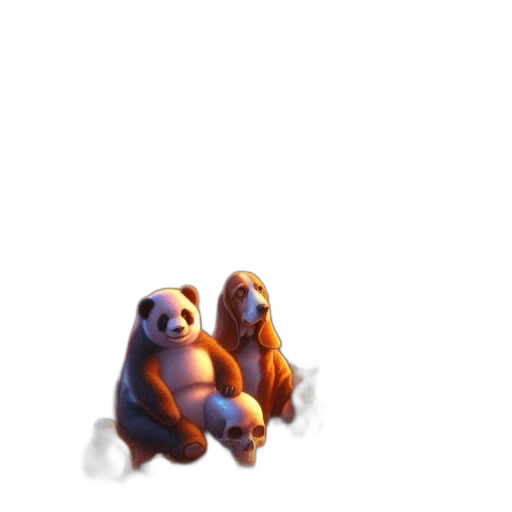 animal, creature, concept art, pixel art transparent PNG cut-out