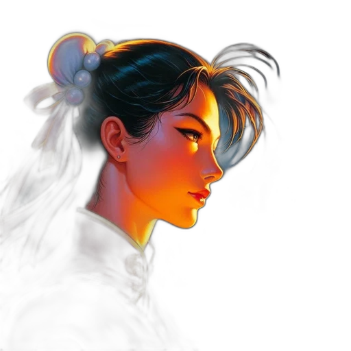 dragon, face, concept art, watercolor transparent PNG cut-out