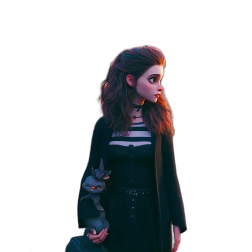 dress, jacket, robot, face transparent PNG cut-out