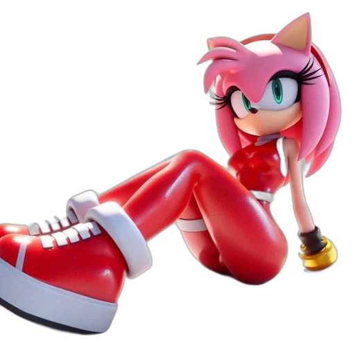 shoes, 3d render, concept art, vaporwave transparent PNG cut-out