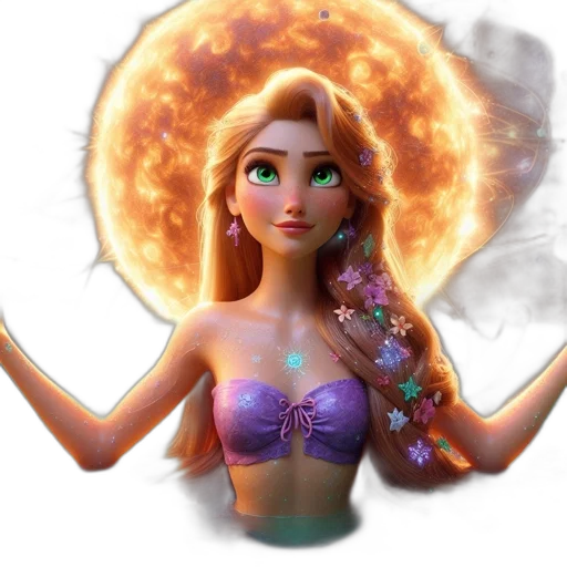 staff, dress, jewelry, fantasy art transparent PNG cut-out