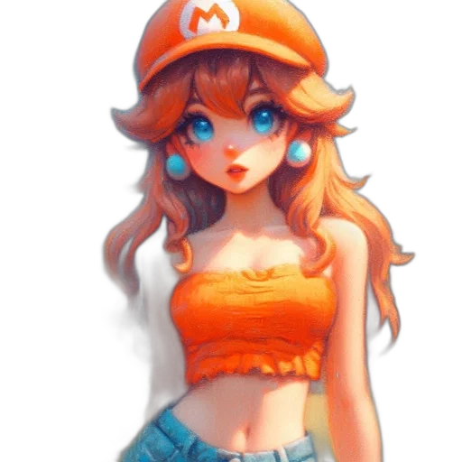 dress, hat, crown, face transparent PNG cut-out