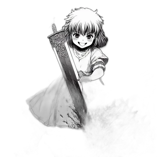 sword, weapon, staff, creature transparent PNG cut-out