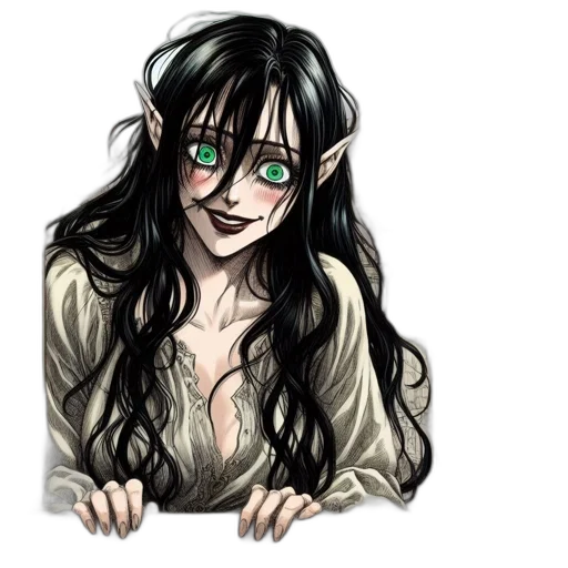 mask, face, staff, fantasy art transparent PNG cut-out