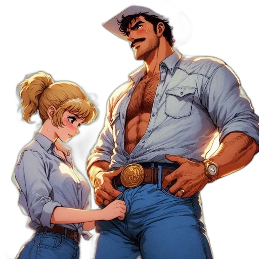 staff, comic book art, concept art, anime transparent PNG cut-out
