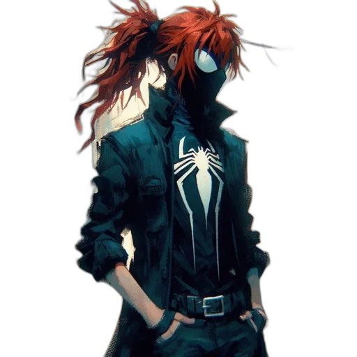 jacket, mask, hair, animal transparent PNG cut-out