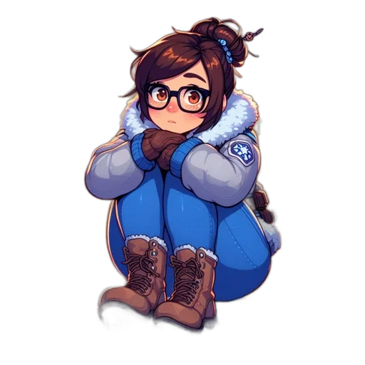 jacket, staff, pixel art, concept art transparent PNG cut-out