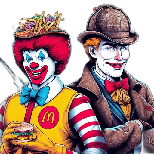 food, comic book art, concept art, photorealistic transparent PNG cut-out
