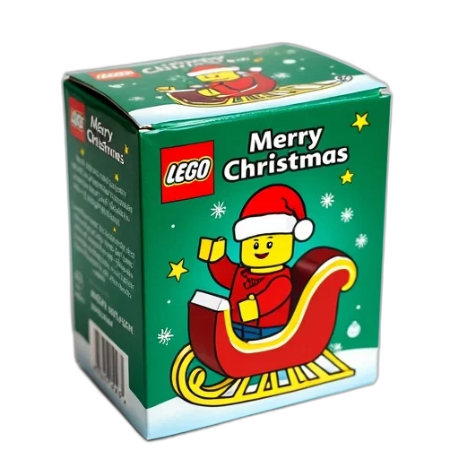 green, box, festive, christmas transparent PNG cut-out