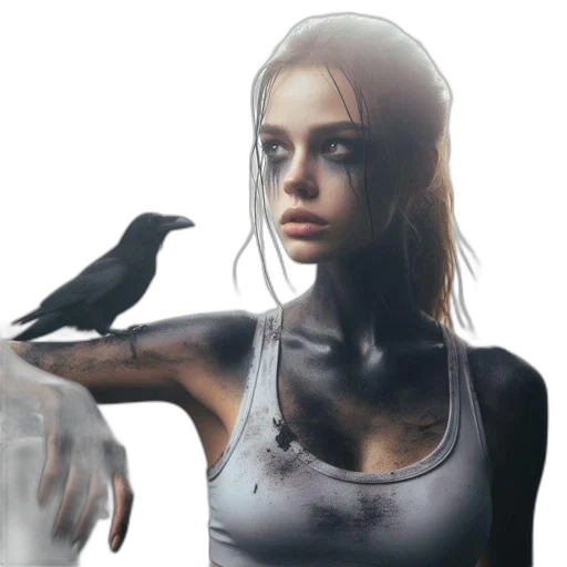 weapon, dress, face, animal transparent PNG cut-out
