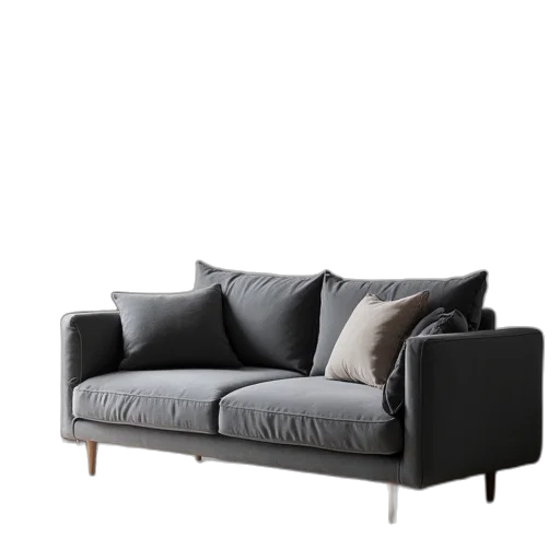 furniture, 3d render, photorealistic, dark transparent PNG cut-out